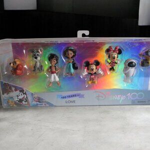 DISNEY 100 (100 Years of Love) Set of 8 Characters -NIB